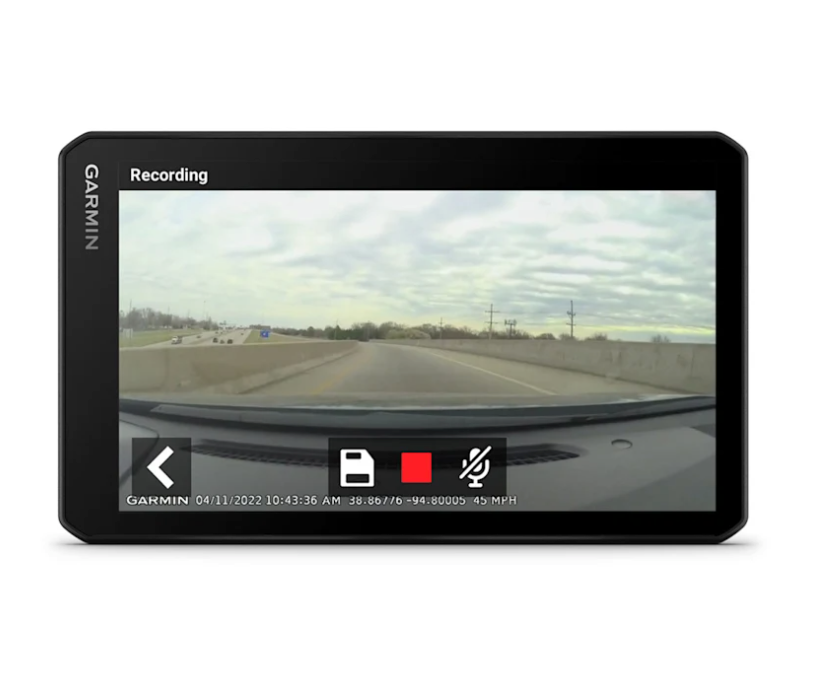 Garmin RVCam 795 7" Camper sat nav with Built-in Dash Cam