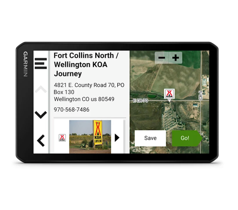 Garmin RVCam 795 7" Camper sat nav with Built-in Dash Cam