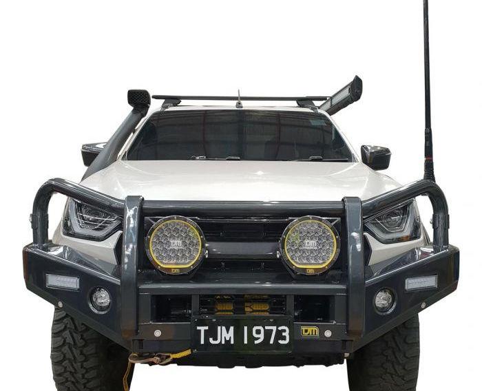 TJM Outback Bull Bar Black Steel for Isuzu D-Max