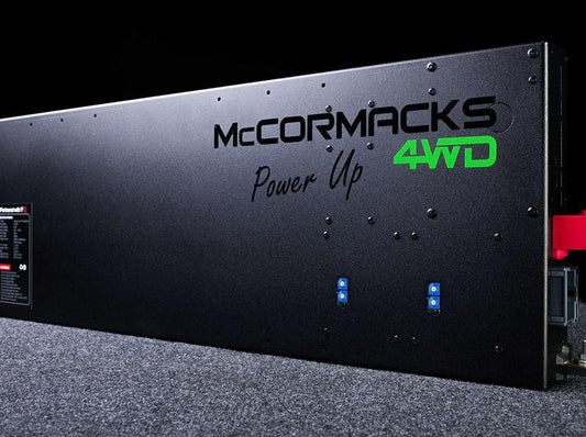 McCormacks 4WD Slimline Long Series Lithium Battery 110AH with 40AH charger
