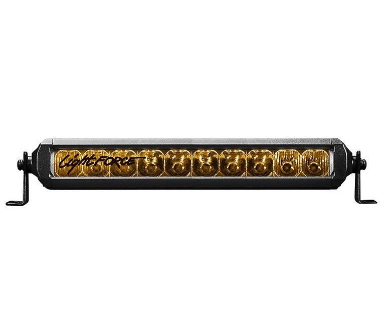 LightForce Viper 10 inch Amber Single Row LED Light Bar