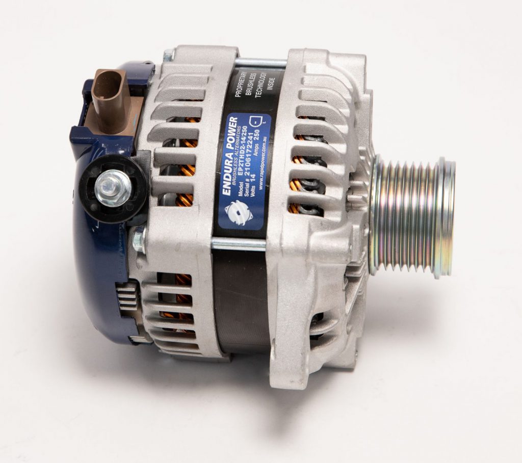 Endura Power Brushless, off-road duty alternator 250A for Toyota Hilux KD