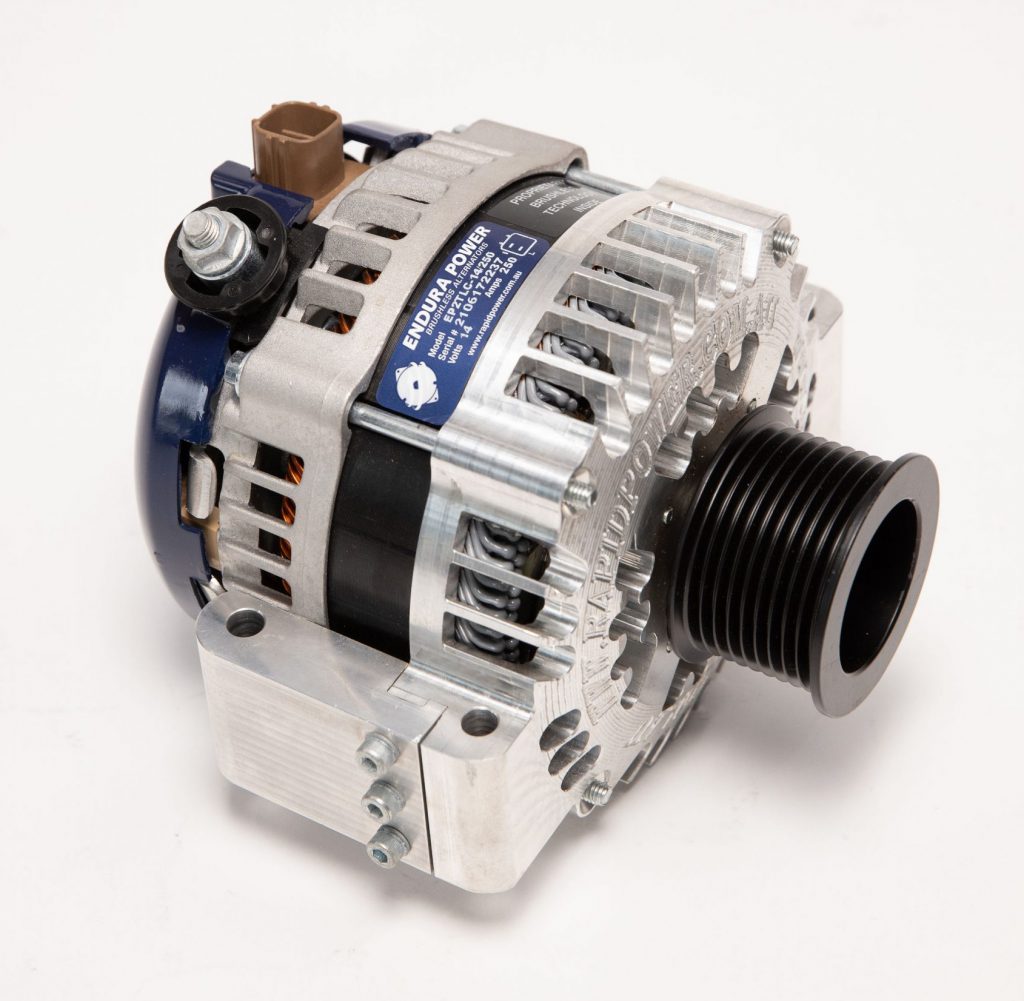 Endura Power Brushless, off-road duty alternator 250A for Toyota LandCruiser VDJ