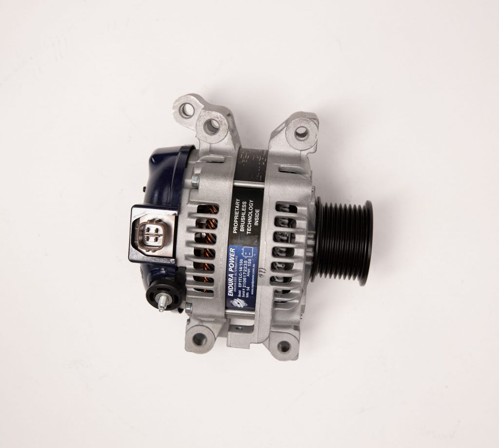 Endura Power Brushless, off-road duty alternator 150A for Toyota LandCruiser VDJ