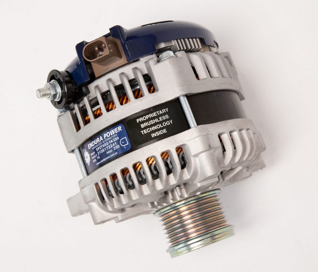 Endura Power Brushless, off-road duty alternator 250A for Toyota Hilux KD