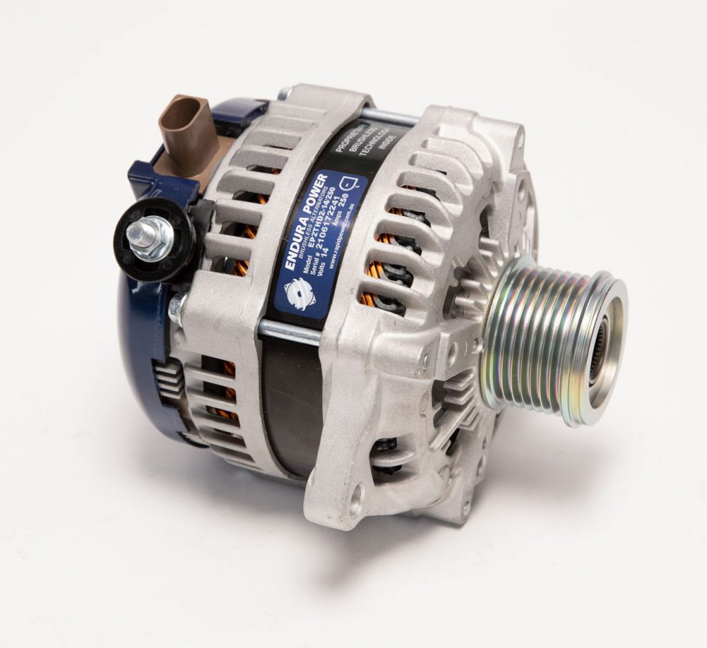 Endura Power Brushless, off-road duty alternator 250A for Isuzu D Max 4JJ3-TCX (2020 – current)