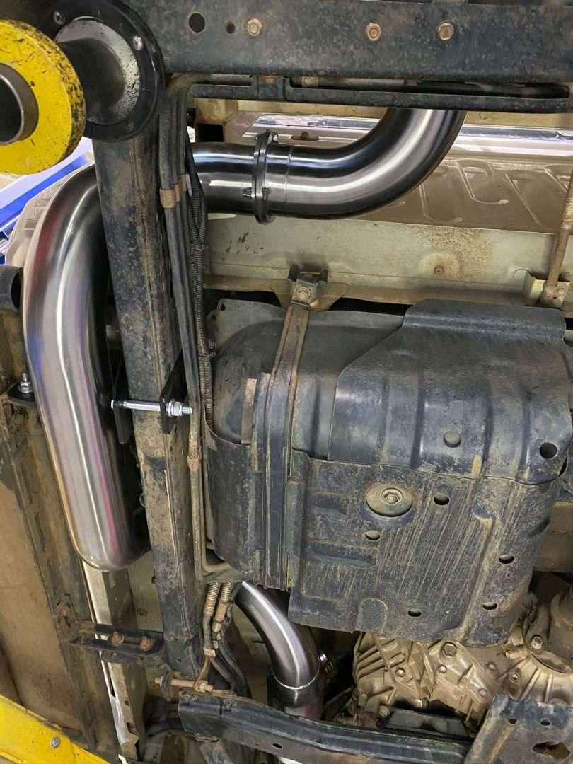 VDJ 79 Series Pre-DPF Models (Dual Fuel Tanks) Turbo Back 4″ Exhaust