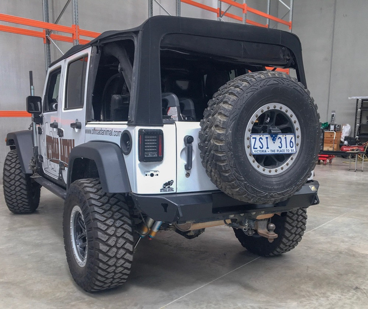 Offroad Animal Rear Bar for Jeep Wrangler JK 07-2018