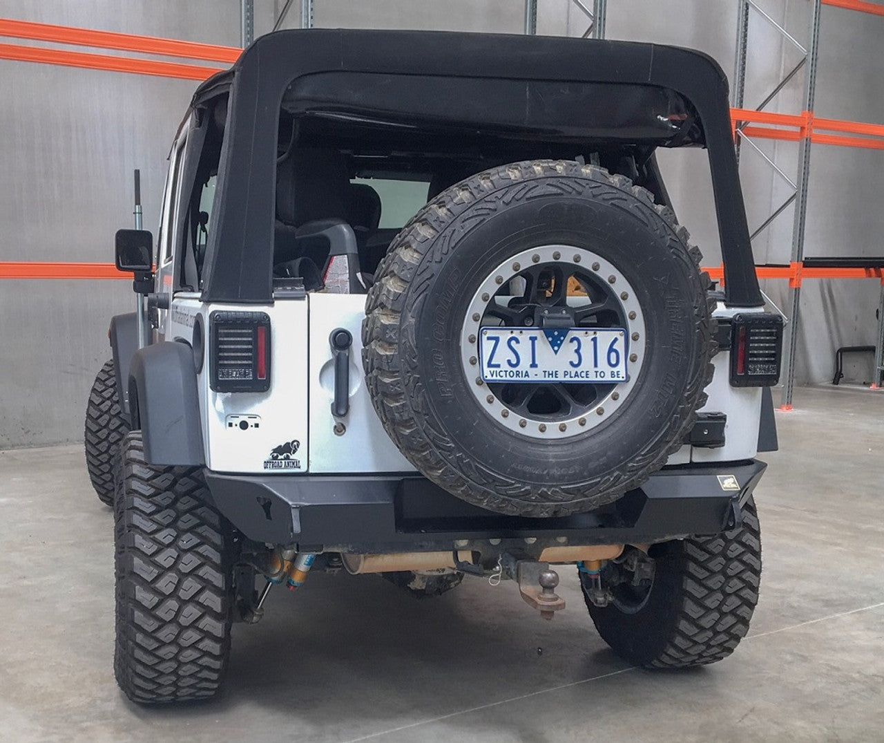 Offroad Animal Rear Bar for Jeep Wrangler JK 07-2018