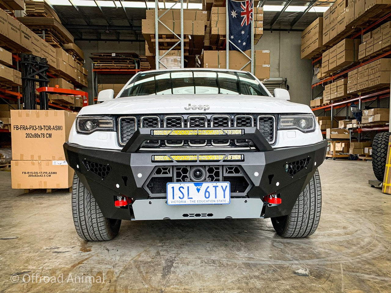 Offroad Animal Pre-Runner Steel Front Bumper for Jeep Grand Cherokee WK2 2014-2016