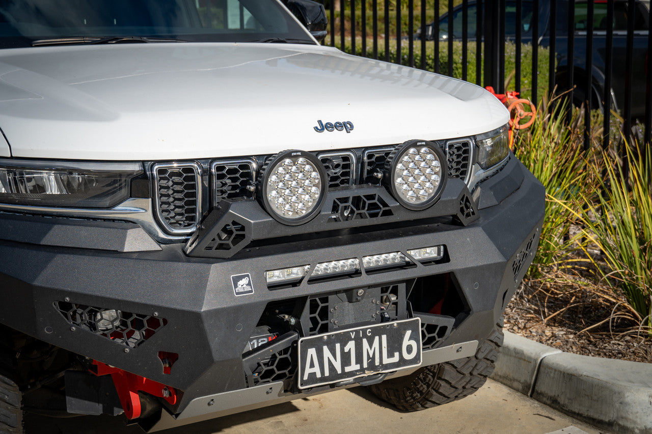 Offroad Animal Rally Hoop to suit Bars with 8 Degree Top face with Offroad Animal Butt Kicker Lights