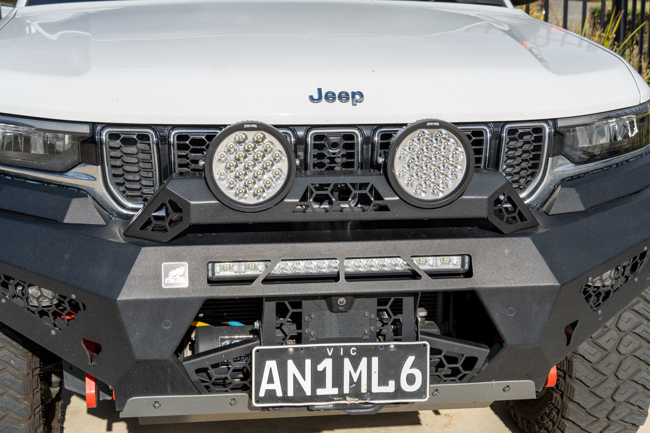 Offroad Animal Rally Hoop to suit Bars with 8 Degree Top face with Offroad Animal Butt Kicker Lights