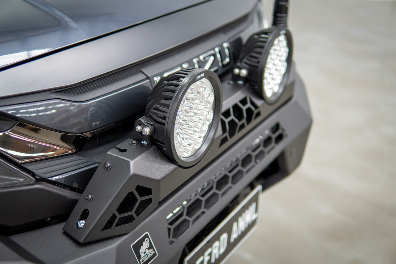 Offroad Animal Rally Hoop to suit Bars with 8 Degree Top face with Offroad Animal Butt Kicker Lights