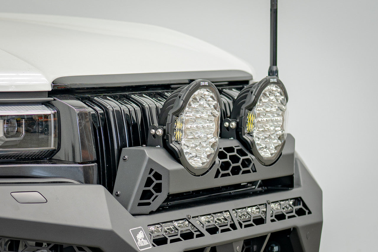 Offroad Animal Rally Hoop to suit Predator Bar for Toyota LandCrusier 250 Series style with 9" Arse Kicker lights