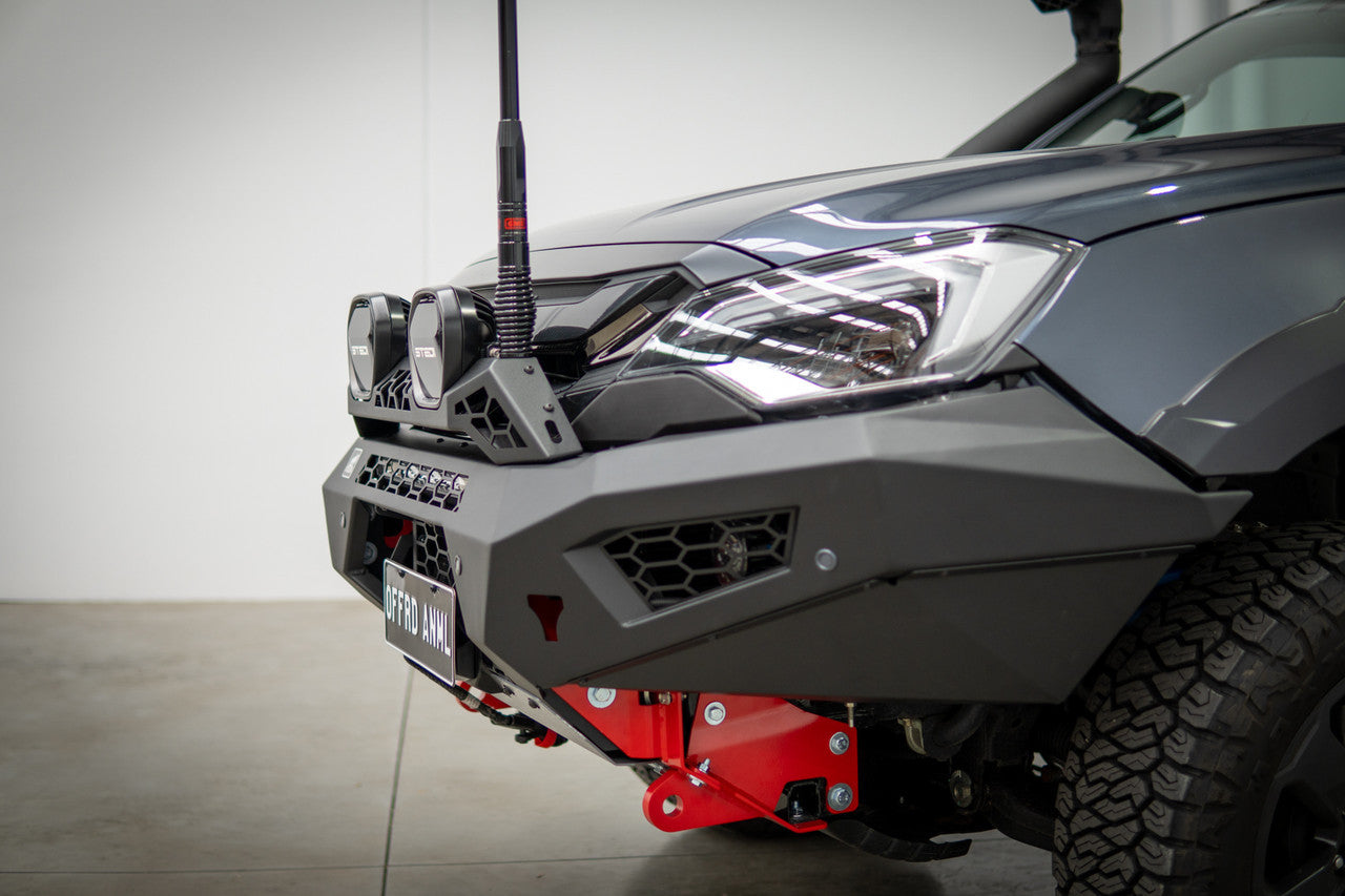 Offroad Animal Rally Hoop to suit Predator Bars with 8 Degree Top Face with 7" Stedi Type X EVO lights