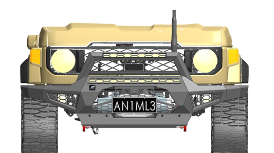 Offroad Animal Stealth Hoop to suit Predator Bar for Toyota LandCruiser 70 Series facelift