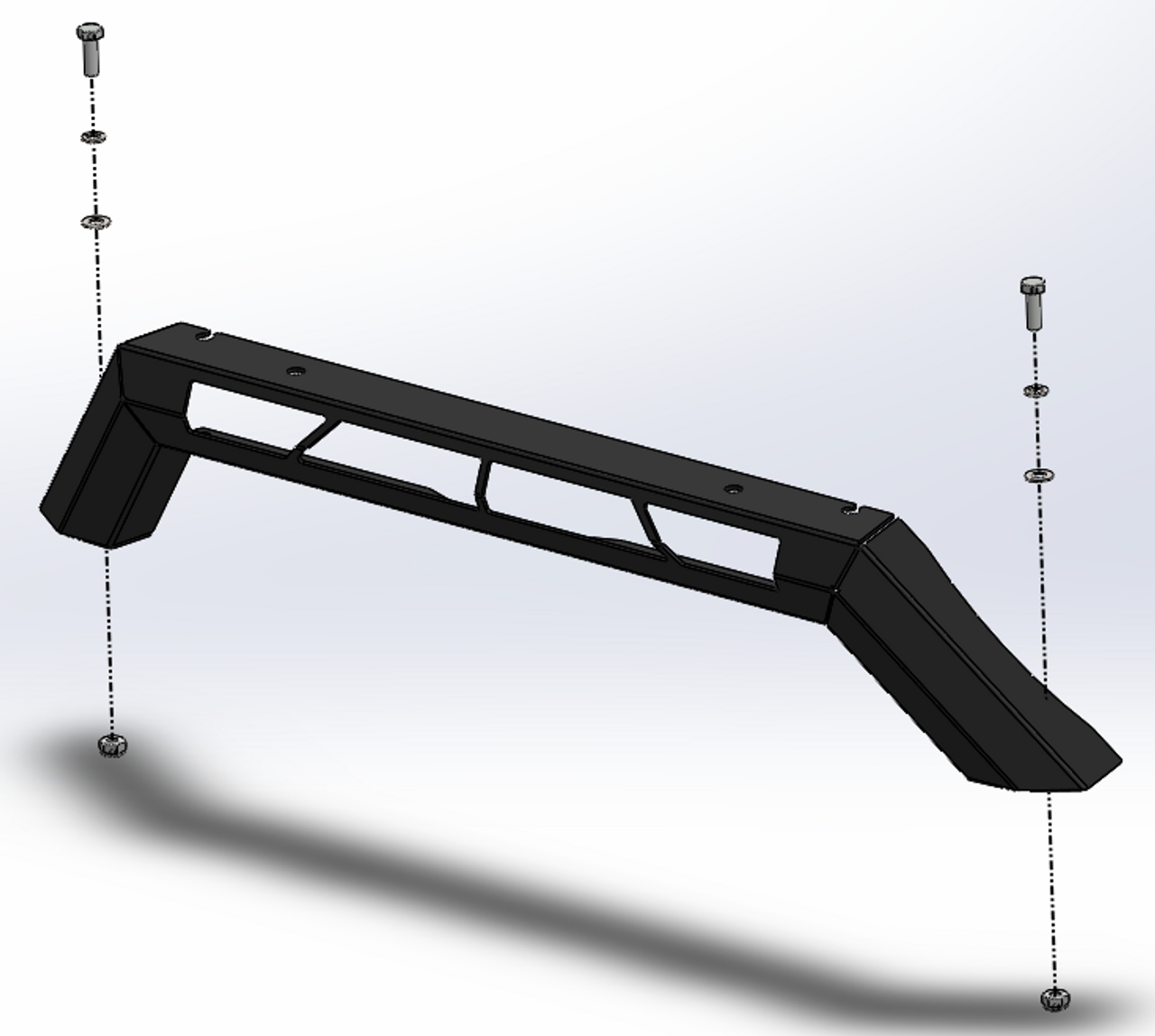 Offroad Animal Stealth Top Hoop for Dodge Ram Type D LED Light Predator style