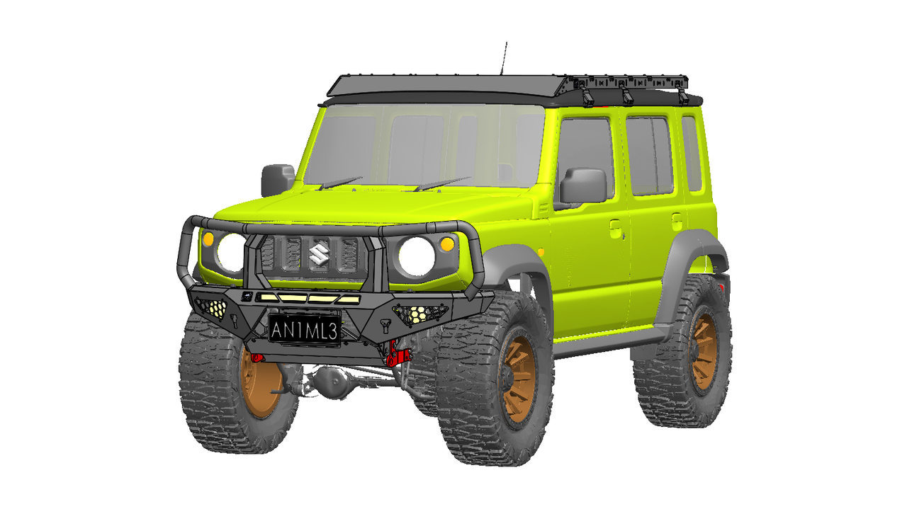 Offroad Animal Toro Bull Bar for Suzuki Jimny JB74 2018 to current