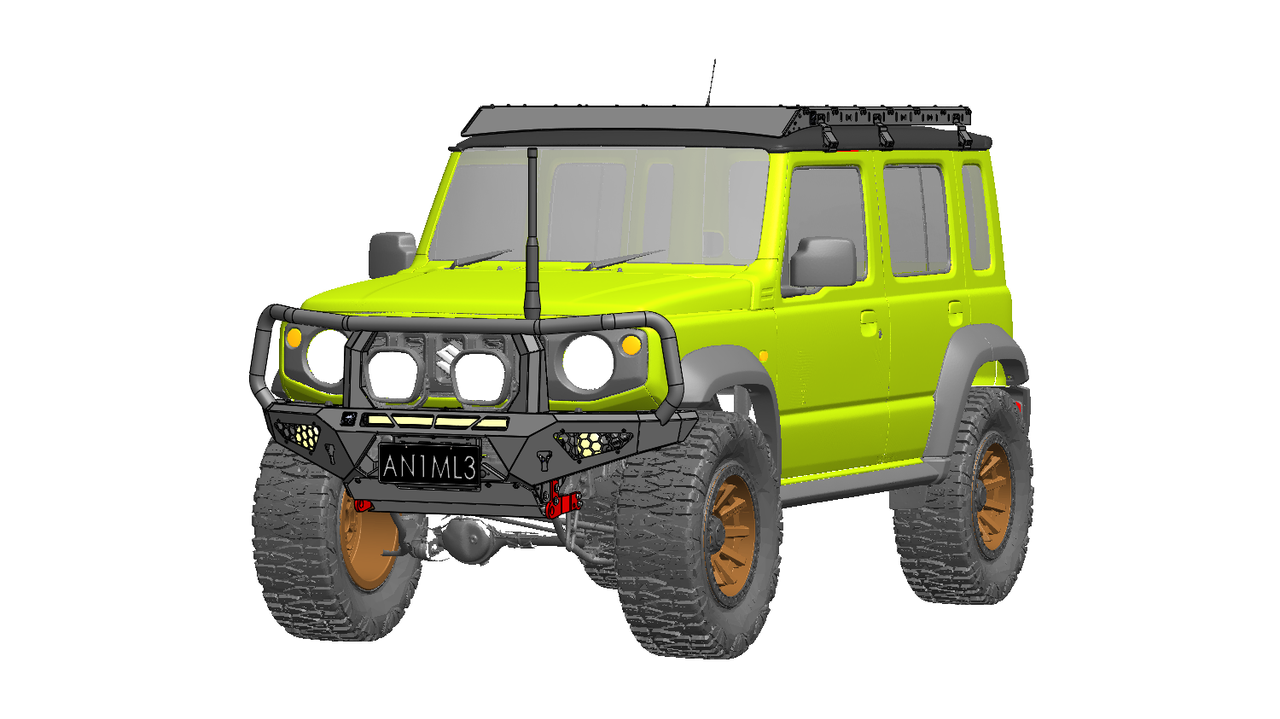 Offroad Animal Toro Bull Bar for Suzuki Jimny JB74 2018 to current