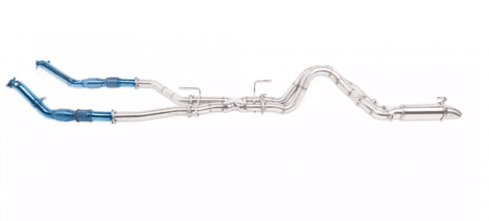 Twin 3″ into Single 4″ Exhaust for Toyota LandCruiser 200 Series 4.5L: 11/2007 – 09/2015