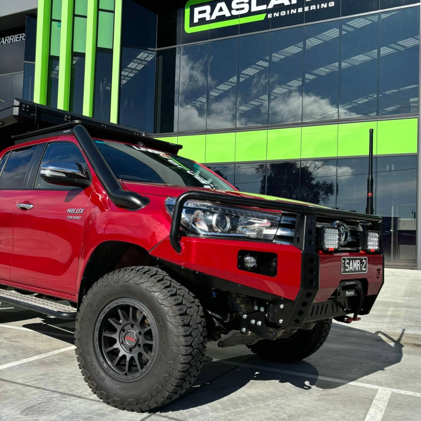 Raslarr Dallas Hooped Bull Bar for Toyota Hilux N80 2025-2020