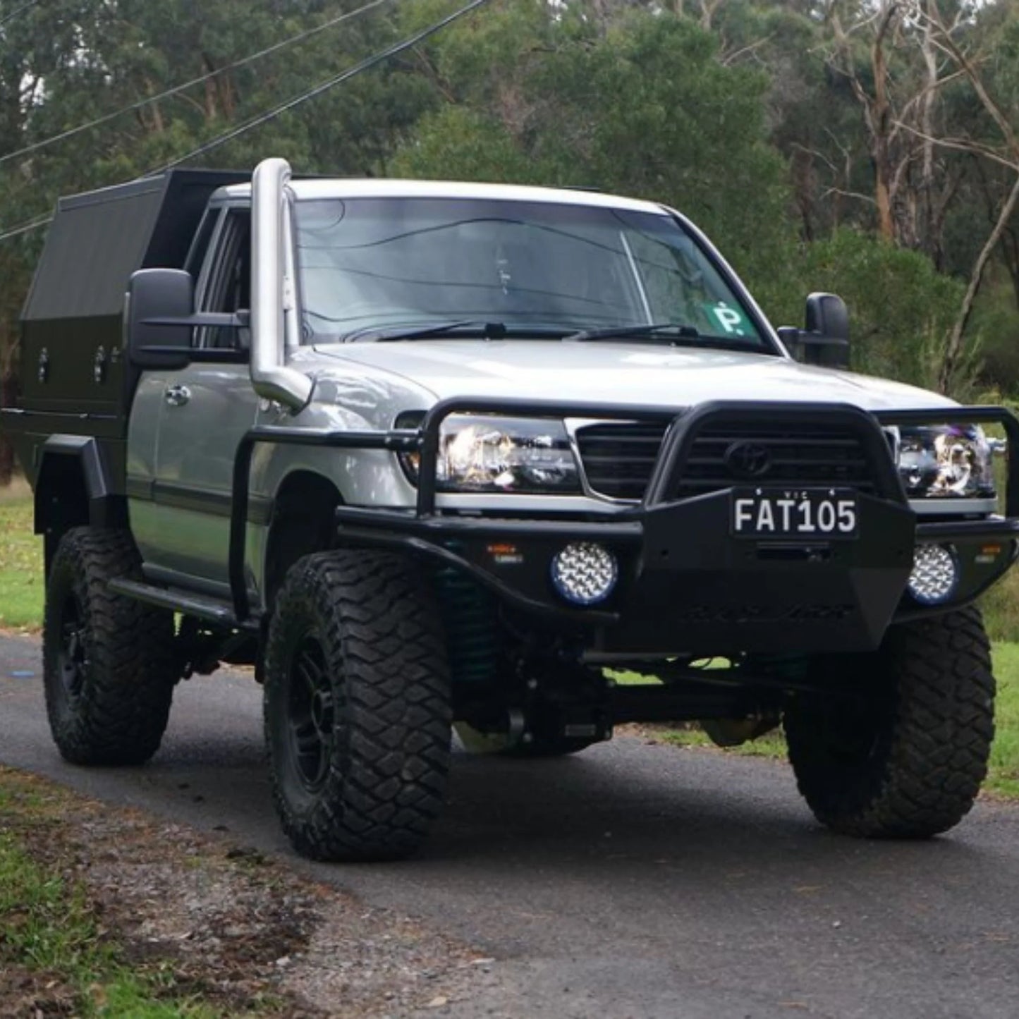 Raslarr Azza 7" Bull Bar for Toyota LandCruiser 105 Series (1998-2007)
