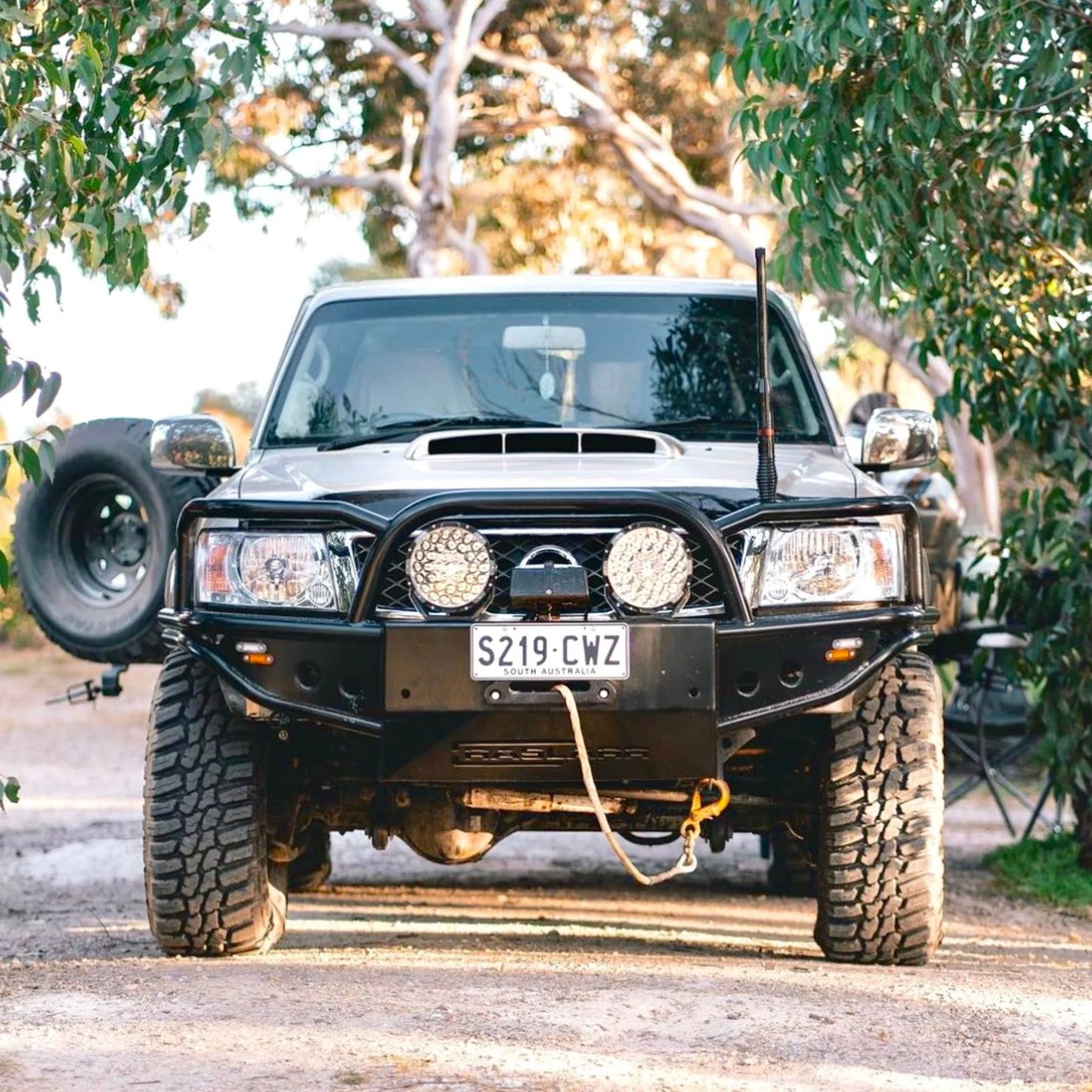 Raslarr New Style Azza Bull Bar for Nissan Patrol GU (all series)