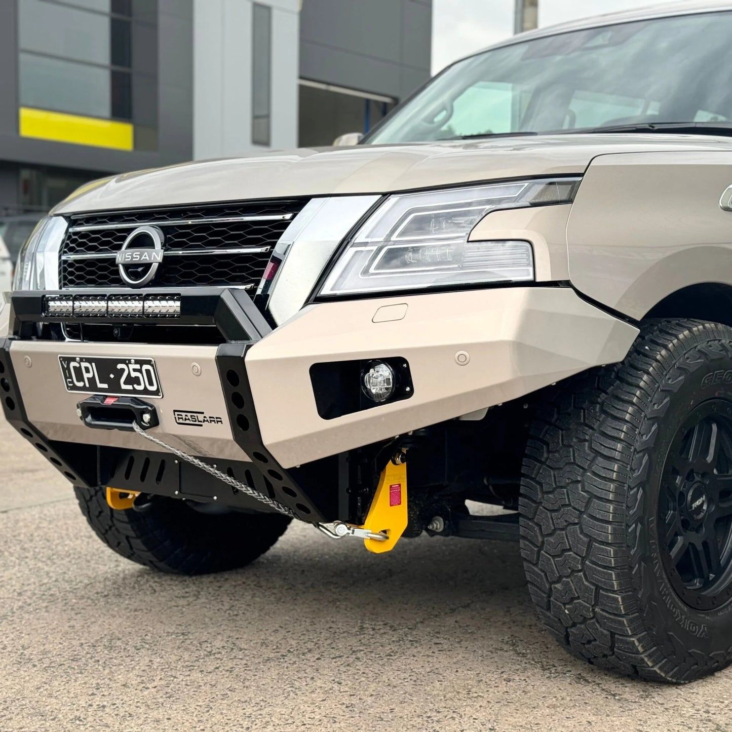 Raslarr Winter Low Line Bull Bar for Nissan Patrol Y62 S5