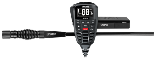 Uniden XTRAK 80 Adventure Pack UHF Radio and ATX890BKS Antenna