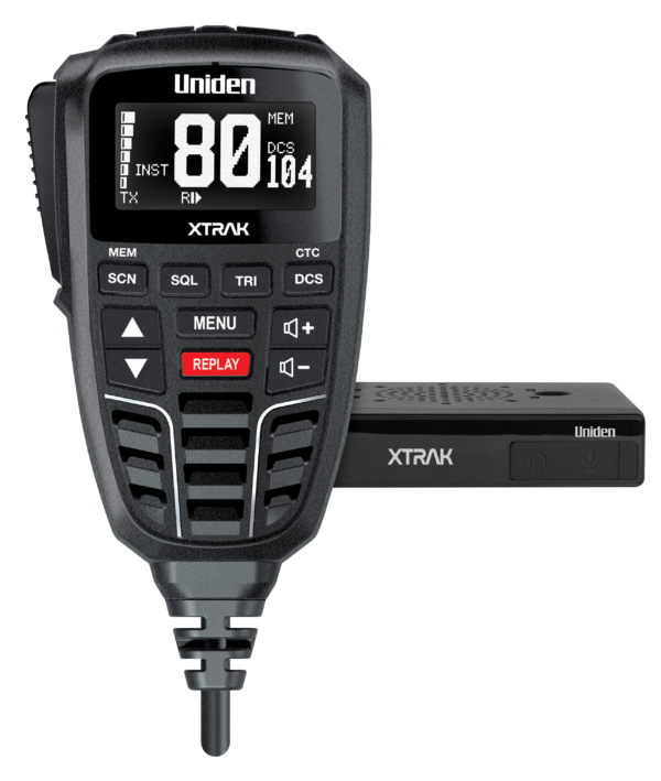 Uniden XTRAK 80 Offroad Pack UHF Radio and ATX970S Antenna