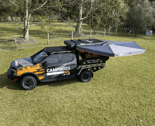 CampBoss Shadow Standard 270 Awning With Zip RTT Entry