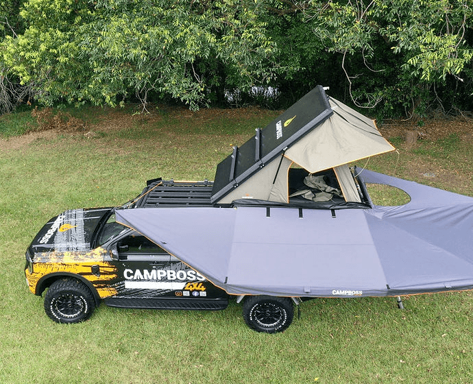 Campboss Boss Shadow 270 XL with Zip RTT Entry