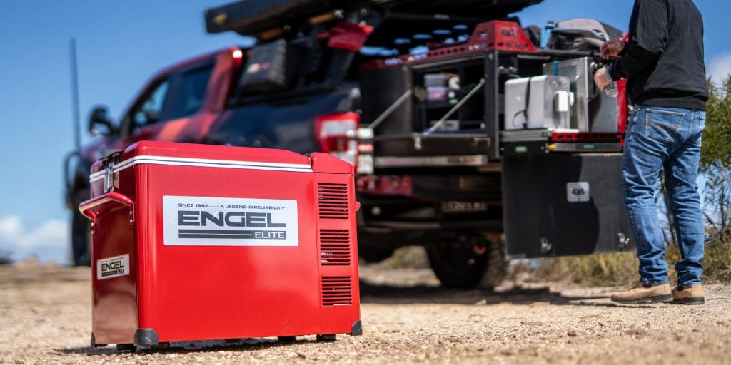 Engel 60 Litre Elite Series Fridge-Freezer (Red)