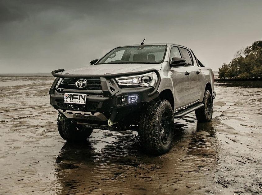 AFN 4x4 Front Hooped Bull Bar for Toyota Hilux 2021+