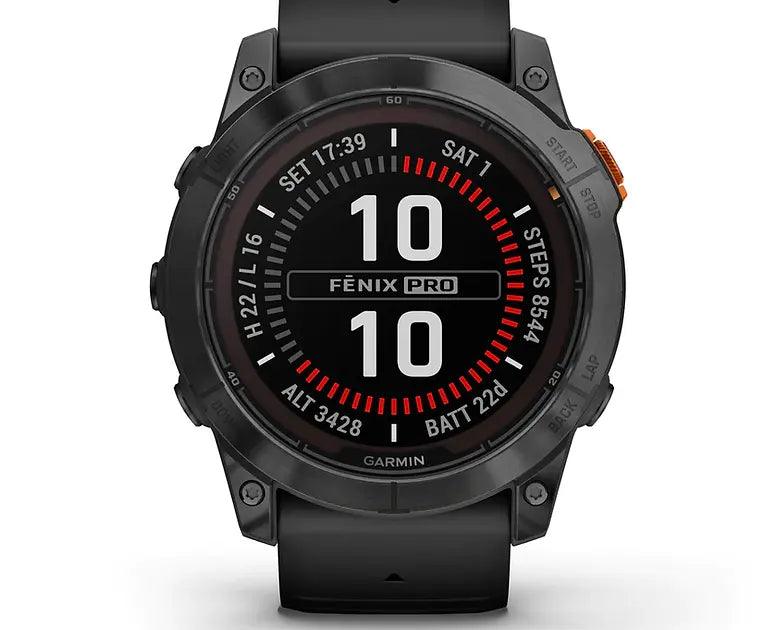 Garmin fenix™ 7X Pro Solar Edition - Slate Gray with Black Band 51mm