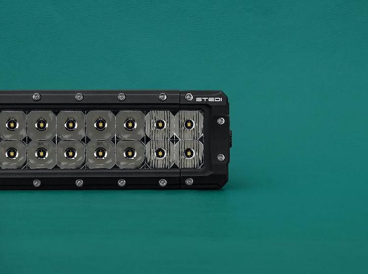 Stedi 8 Inch ST4K 12 LED Double Row Light Bar