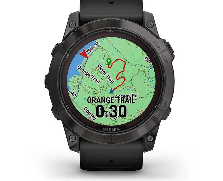 Garmin f_nix™ 7X Pro Sapphire Solar Edition Carbon Gray Titanium Black Band 51mm