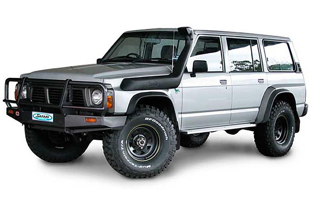 Safari 4X4 Snorkel for the Nissan GQ Patrol (Y60) 01/1988 - 10/1997 TD42 Diesel (Discard pre cleaner option)