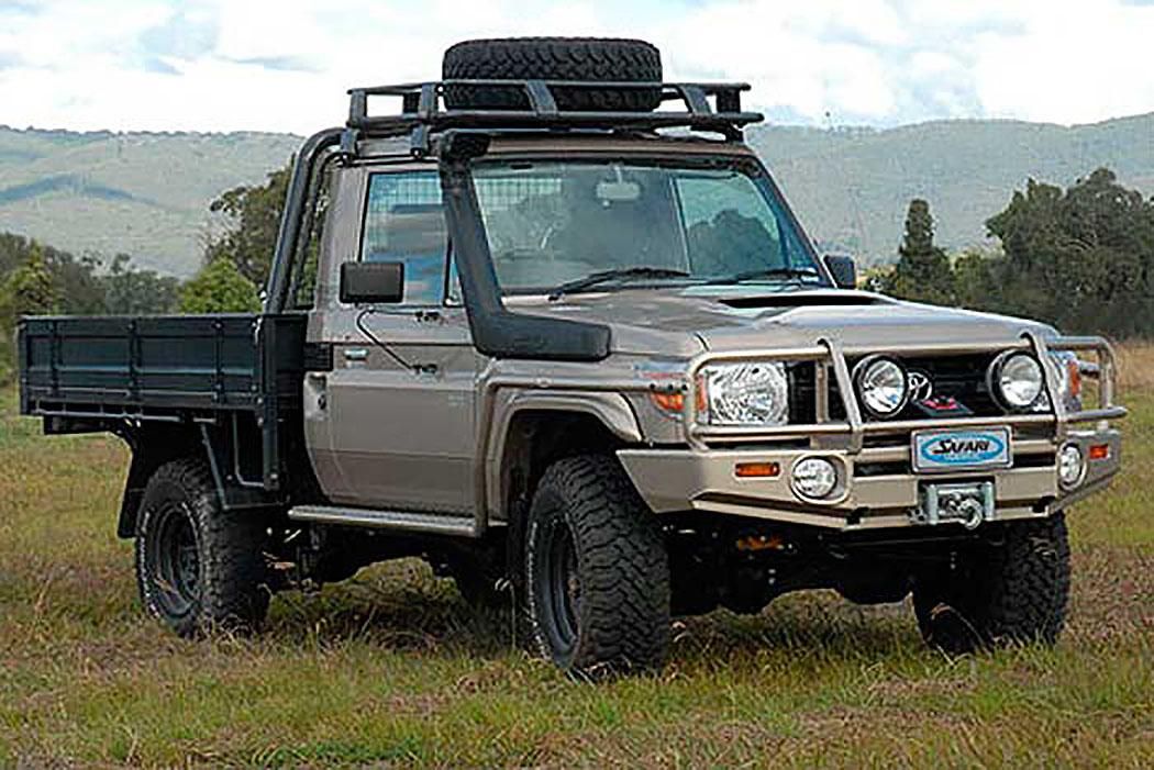 Safari 4X4 Snorkel for Toyota 76, 78 & 79 Series Wide Front LandCruiser 4x4 Snorkel for 03/2007 to 2023 4.2L Diesel 1HZ (International)