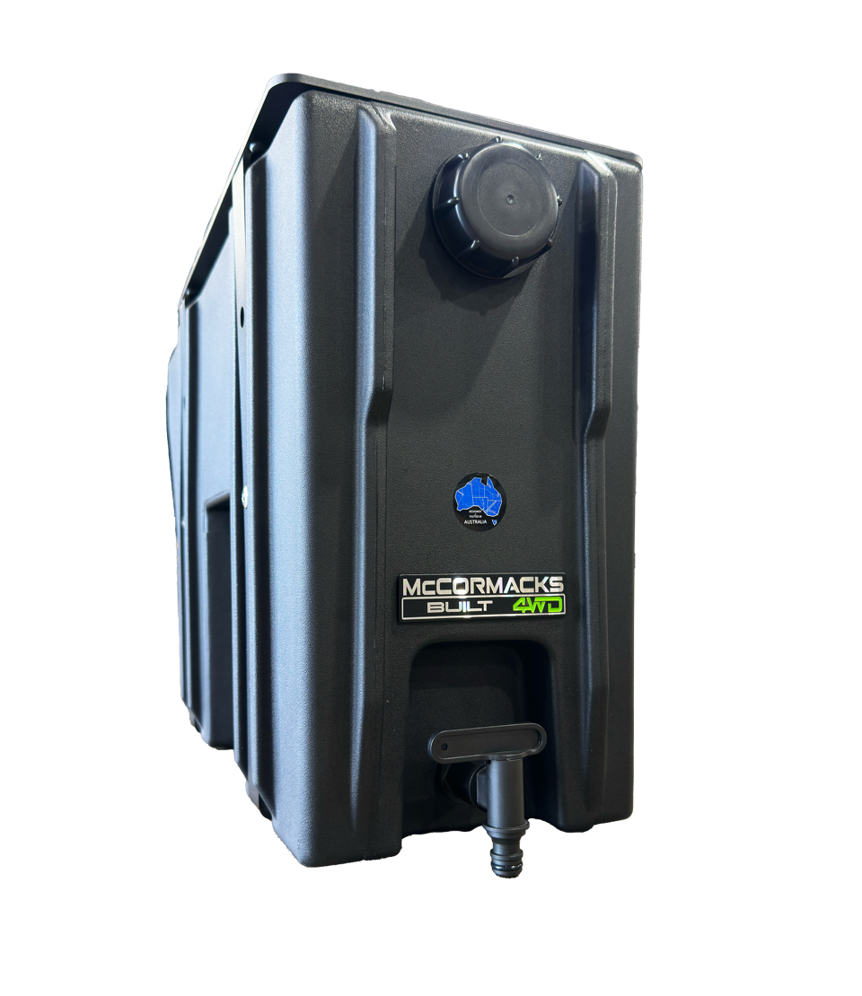 McCormacks 4WD 35L Water Tank Recovery Case with 12v Pump