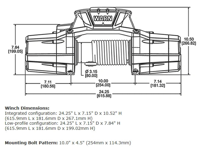 ZEON 12 Platinum Winch