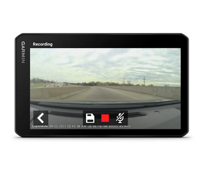 Garmin RVCam 795 7" Camper sat nav with Built-in Dash Cam