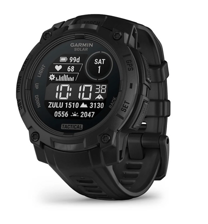 Garmin Instinct® 3 – 45 mm, Solar, Tactical Edition Black with Black Band