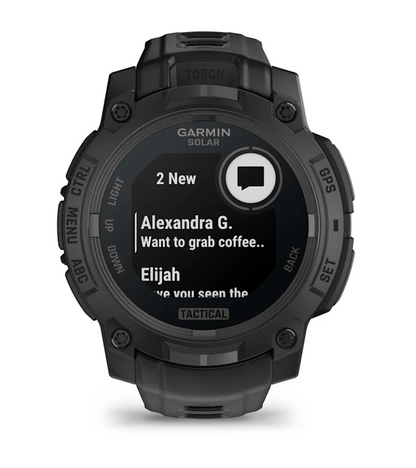 Garmin Instinct® 3 – 45 mm, Solar, Tactical Edition Black with Black Band