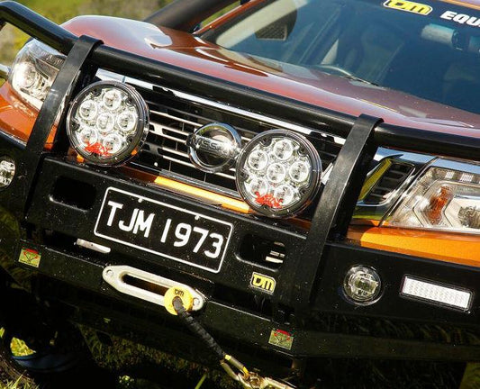 TJM Outback Bull Bar Black Steel for Nissan Navara