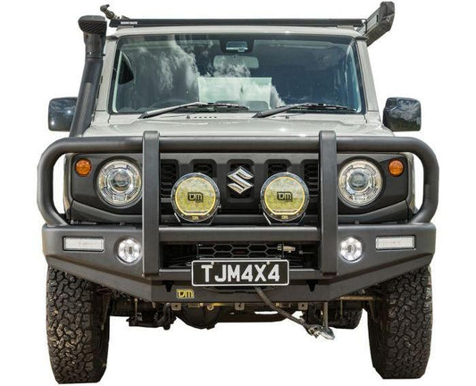 TJM Outback Bull Bar Black Steel for Suzuki Jimny