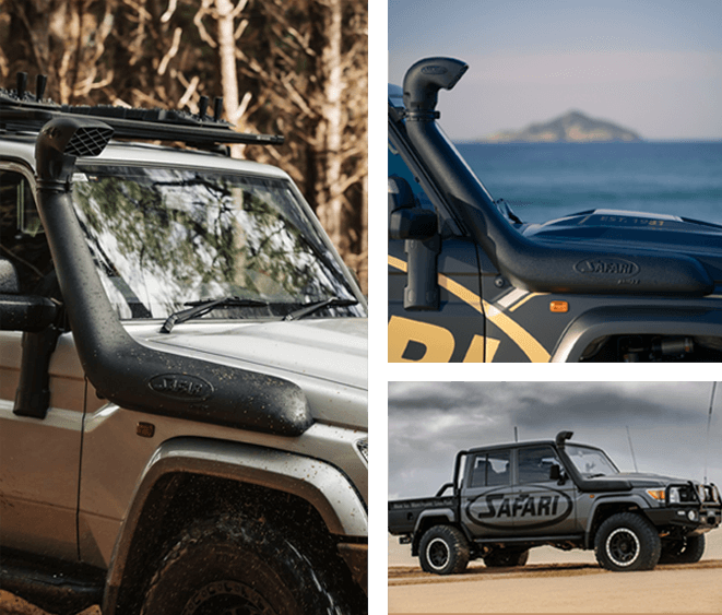 Safari 4X4 Snorkel for the Toyota LandCruiser 70 Series