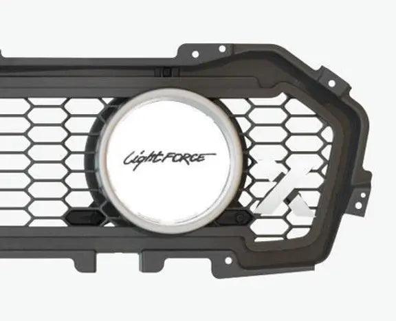 X Grille for Ford Ranger PX2 with LightForce Venom LED Driving Lights