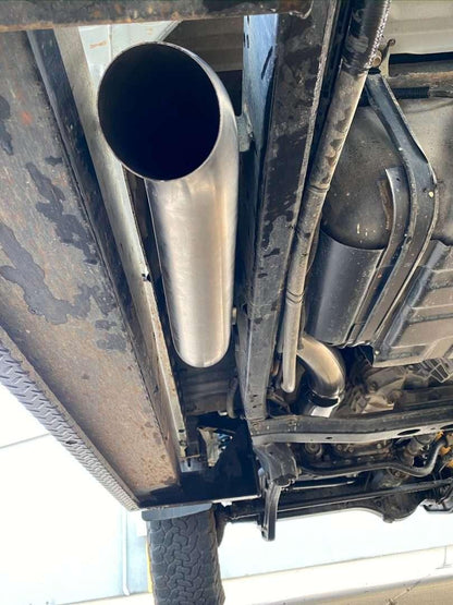 VDJ 79 Single Cab 4″ DUEL TANK, Side Exit Exhaust