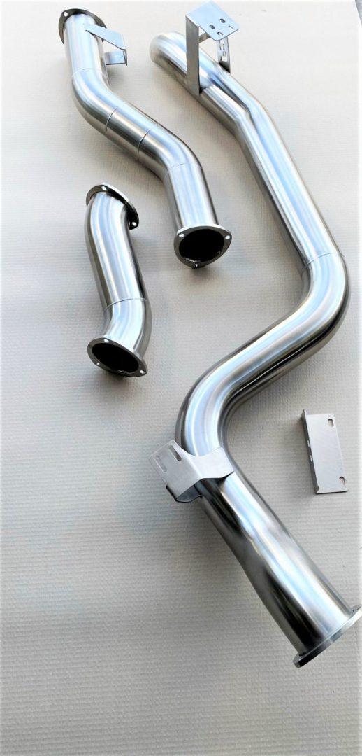 Fatz Fabrication Back 4″ Exhaust for JMACX Converted Toyota LandCruiser 79 Series Turbo